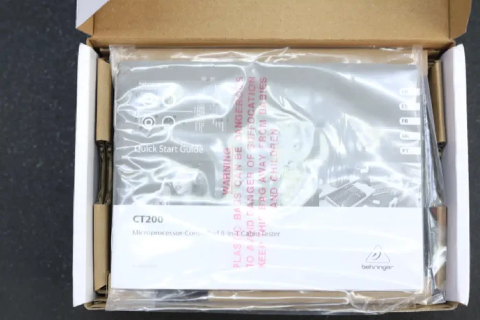 Behringer CT200 Microprocessor-Controlled 8-in-1 Cable Tester - Image 6