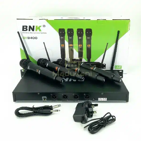 BNK BK8400 Wireless Microphone System 3 BNK BK8400 Wireless Microphone System - Image 3
