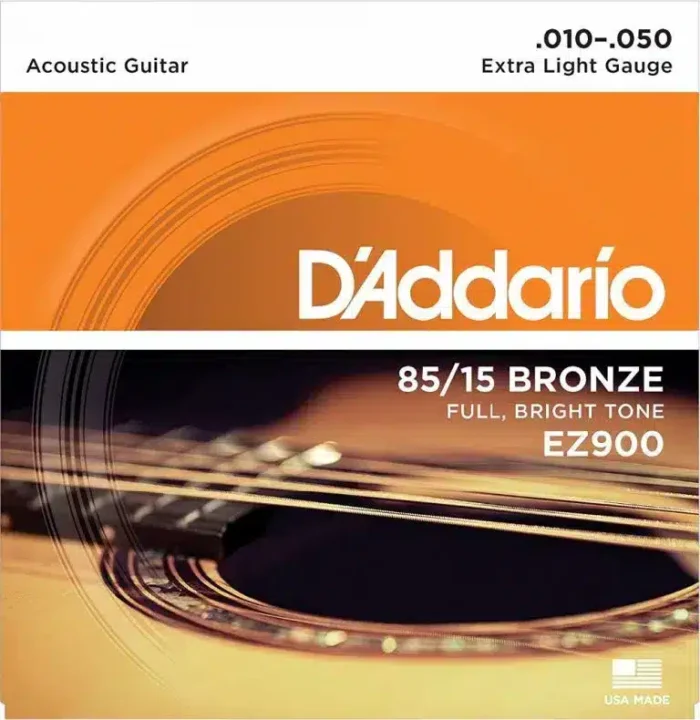 Great Acoustic Guitar Strings D’Addario EZ900 85/15 Bronze - Image 3