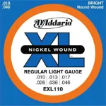 D'Addario EXL110 Nickel Wound electric guitar strings