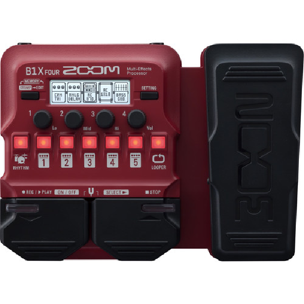 Zoom B1X Four Bass Multi Effects 3 Exceptional Durability and Robust Performance