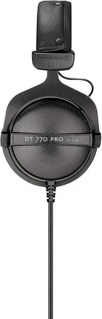 beyerdynamic DT 770 PRO 80 Ohm Studio Headphones in wired for professional recording and monitoring Exceptional Durability and Robust Performance