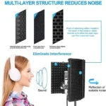 Large 3‑Sided Mic Isolation Shield - Image 3