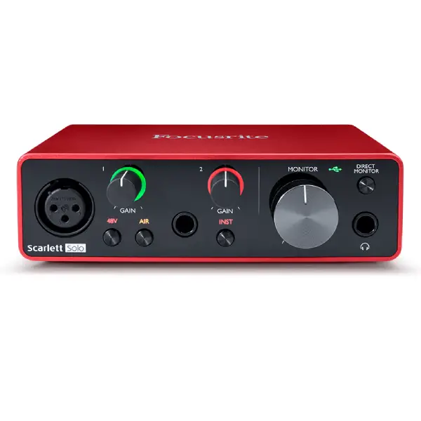 Focusrite scarlett solo soundcard 4th Gen 1 Focusrite scarlett solo soundcard 4th Gen